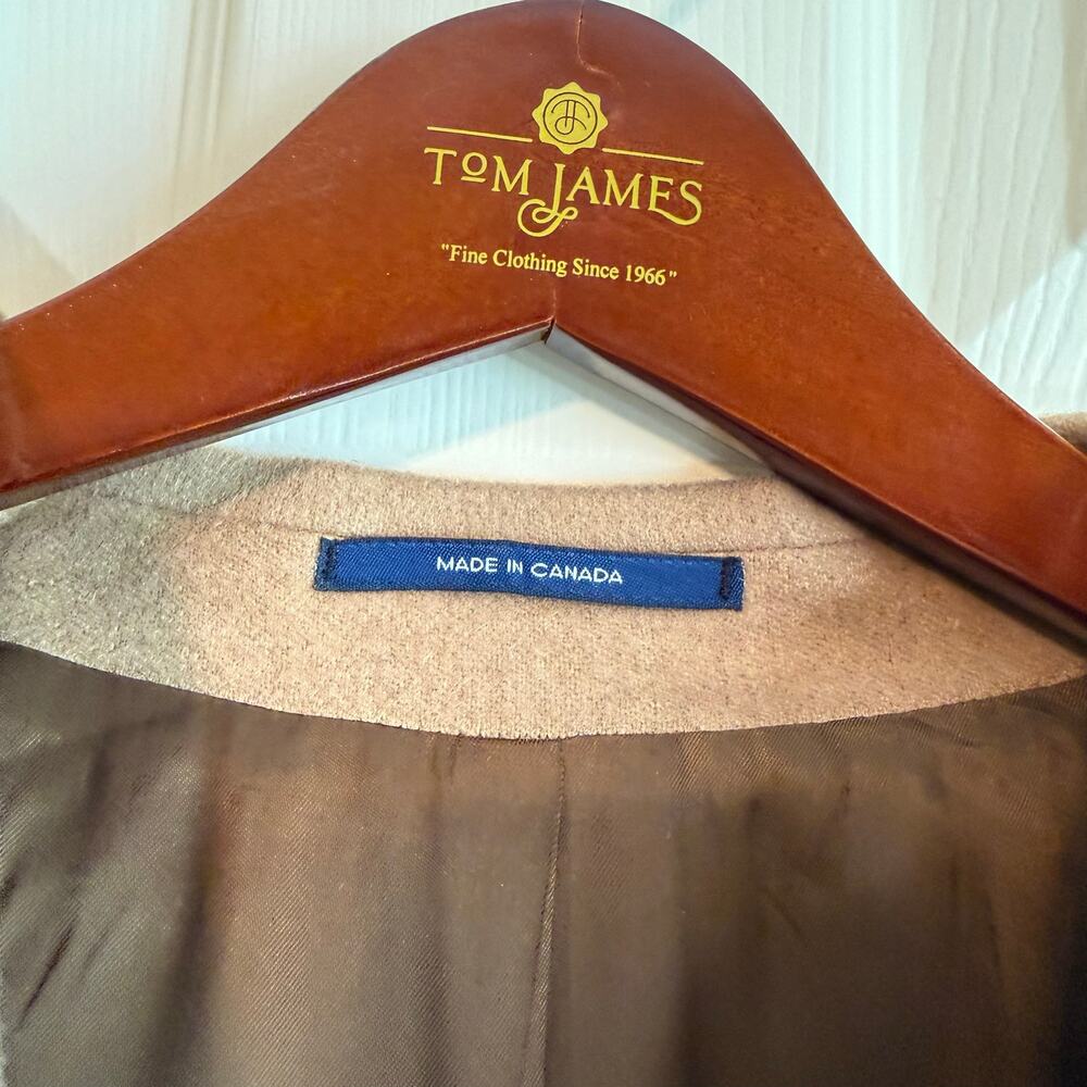VTG Ralph by Ralph Lauren 100% Cashmere Sports Coat Camel Color 44T EUC - Picture 4 of 7
